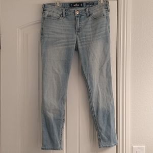 Hollister low rise crop super skinny jeans